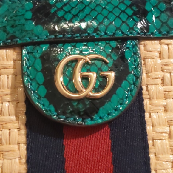 SOLD GUCCI *Limited Edition* Snakeskin Ophidia Bag - Picture 5 of 16